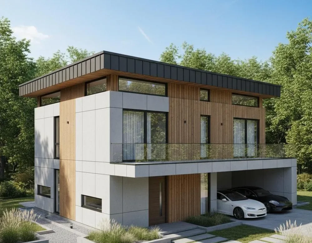 Проект Двухэтажный дом 21 на 11, 201 м2