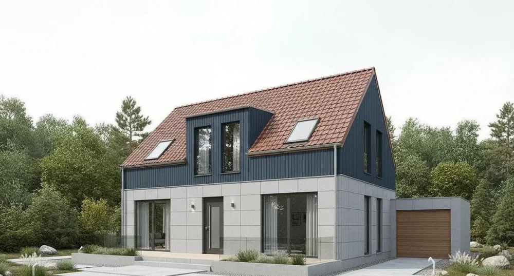 Проект Двухэтажный дом 14 на 9, 119 м2