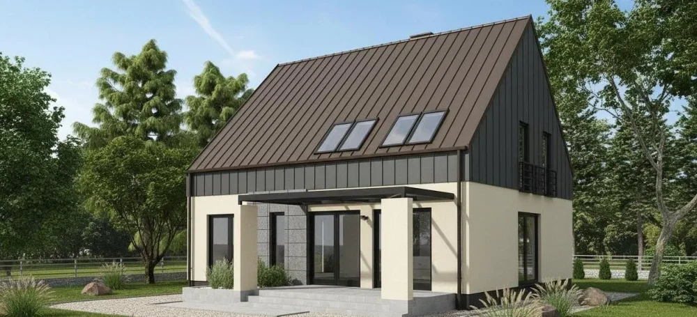 Проект Двухэтажный дом 11 на 11, 137 м2